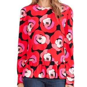 Kate Spade Peplum Blouse